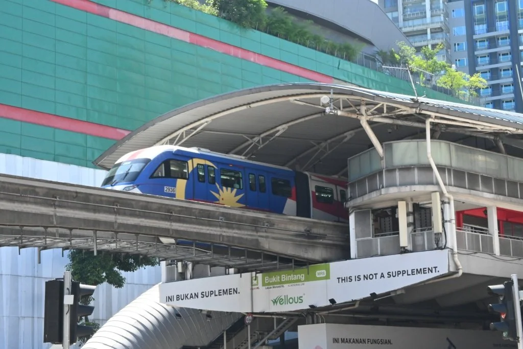 KL Monorail train Bukit Bintang