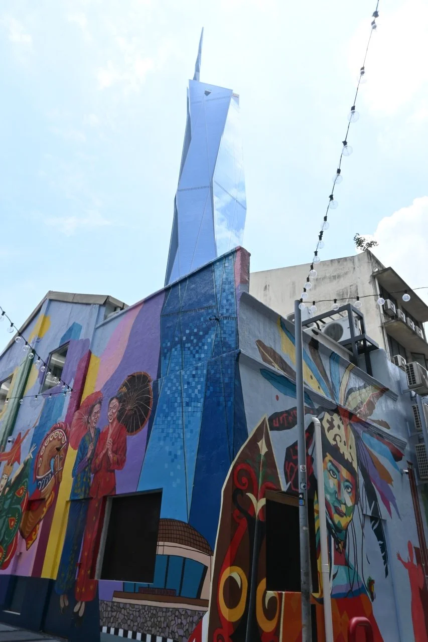Merdeka 118 street art mural Jalan Sultan Kuala Lumpur