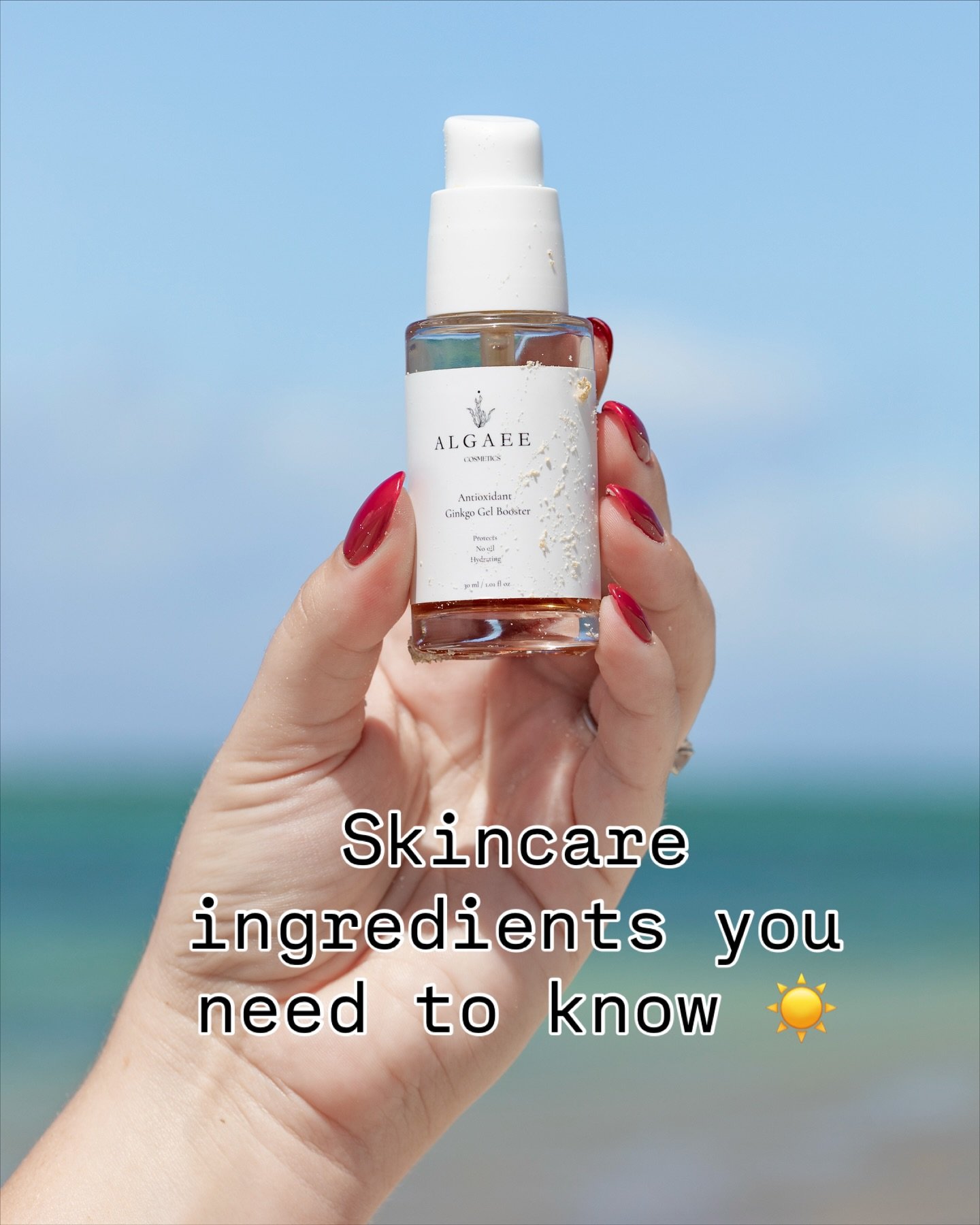 Skincare ingredients you need to know☀️
Alginate one of my favourite seaweed extracts! It had the ability to bind to powerful skincare ingredients, lock in moisture and provide a support system to your skin barrier☀️ Just like it does in the marine e