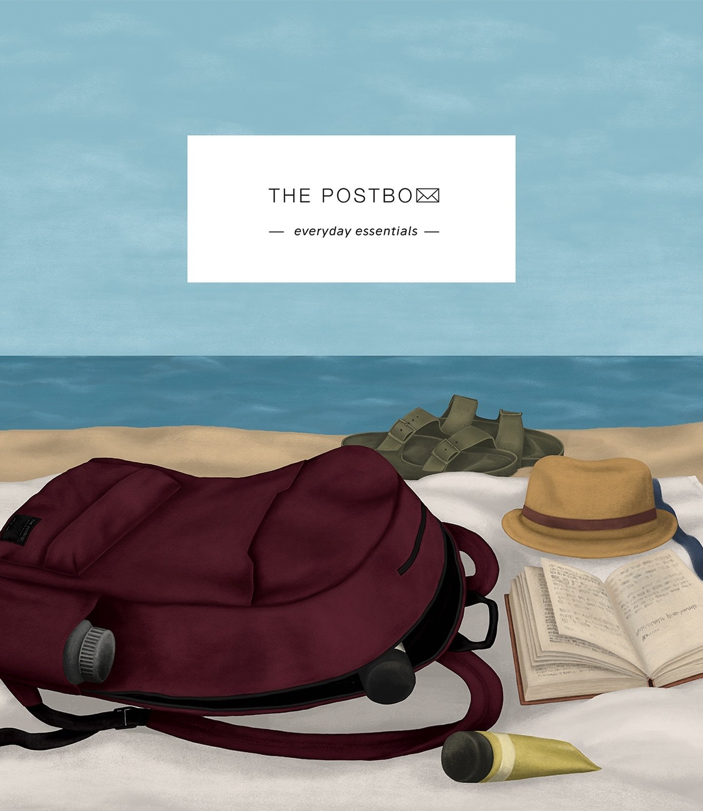 Recent illustrations for the packaging and communication for @thepostbox.in We illustrated their products with a nostalgic colour palette and texture inspired by vintage posters. Swipe to see different areas of use for their range of travel and organ