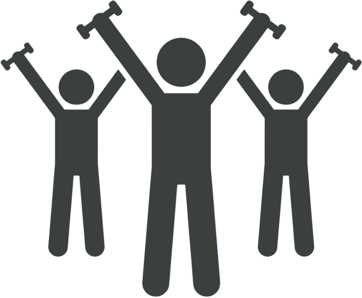 Geometric drawing of an outline square with sections divided by vertical, horizontal, and diagonal lines.