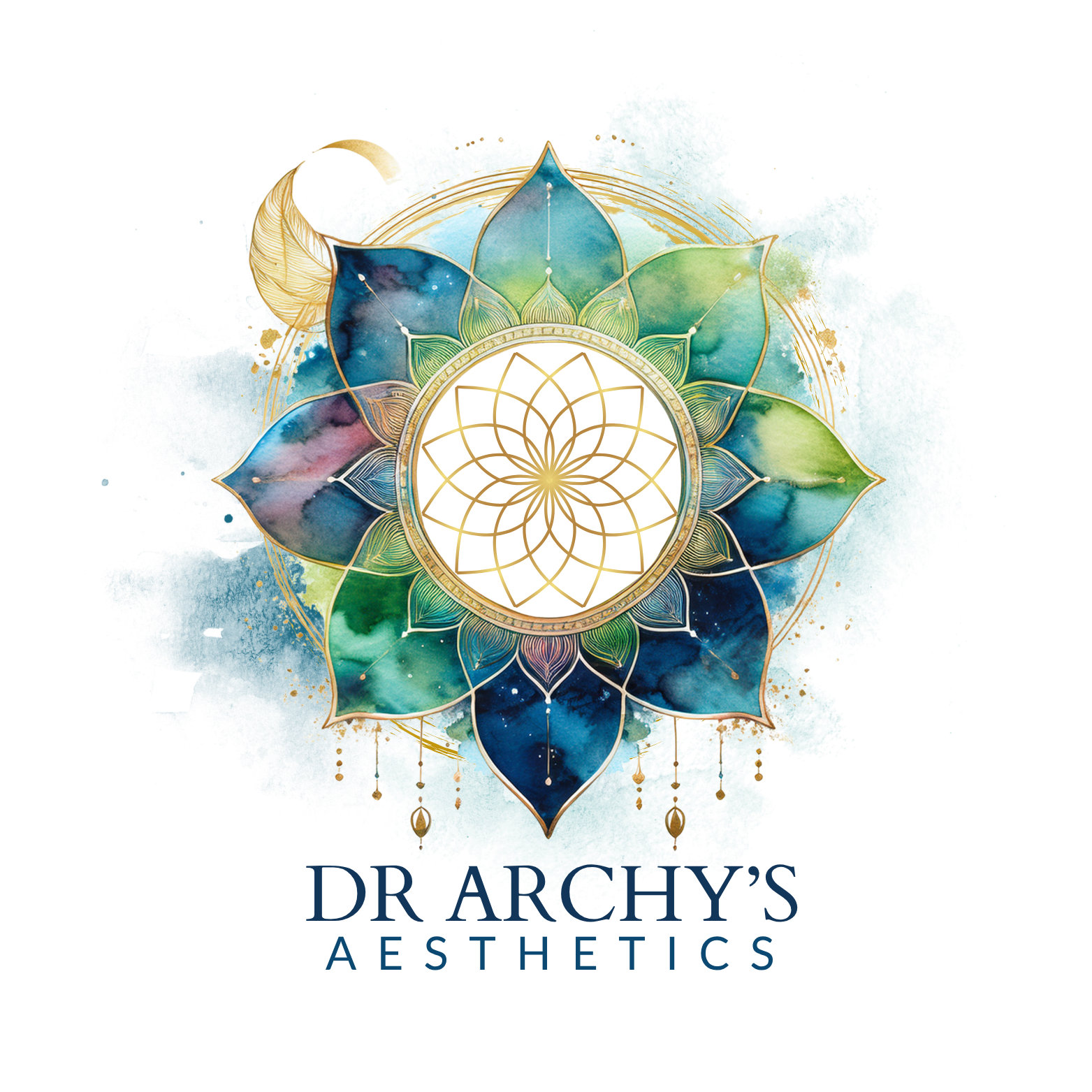 Logo Design for Medical Aesthetics Brand Dr Archy's Aesthetics by Wild Mind Studios