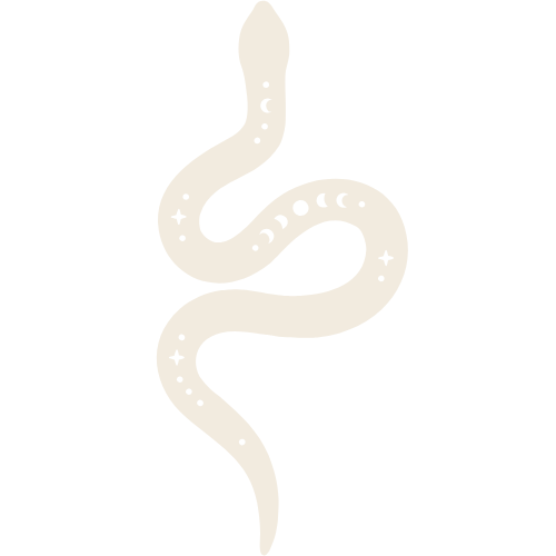 Snake icon representing the integration of creative ideas into structured digital platforms.