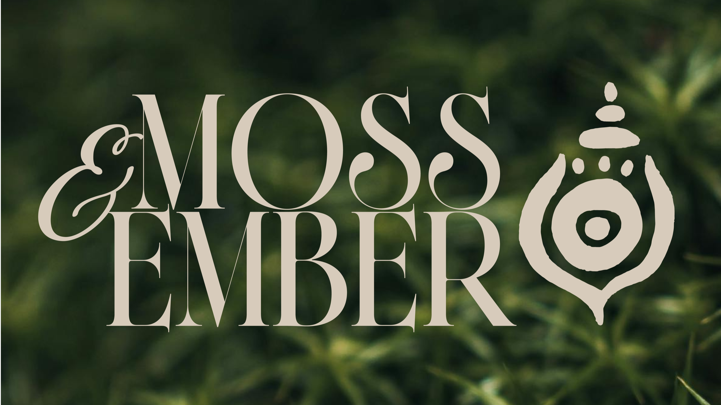 Moss & Ember Logo branding concept Idea by Wild Mind Studios