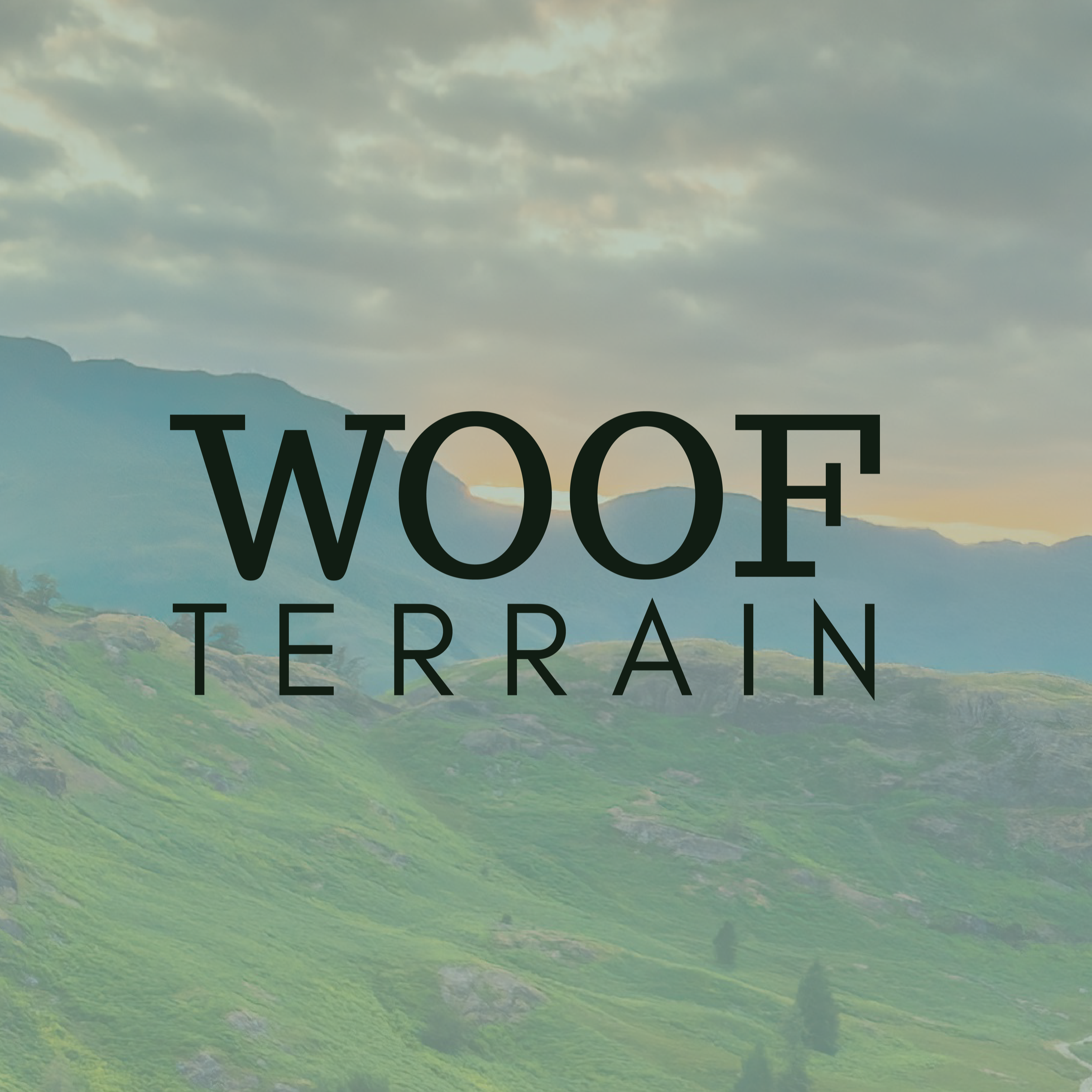 Woof Terrain | Wordmark, brand identity