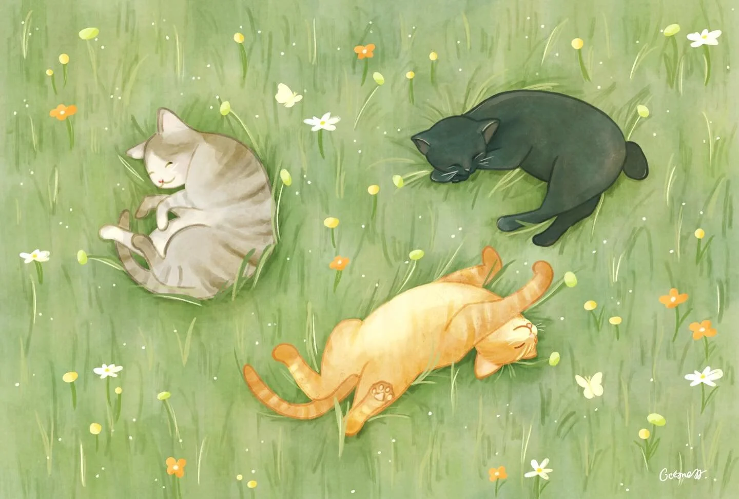 お昼寝 🐈🐈&zwj;⬛🐈 Catnaps

#猫イラスト #動物イラスト #絵描き #ipadillustration #artistsofinstagram #artistsoninstagram #Procreate #artwork #catillustration #animalillustration #ipadillustration #可愛いイラスト #digitialillustration #고양이일러스트 #일러스트