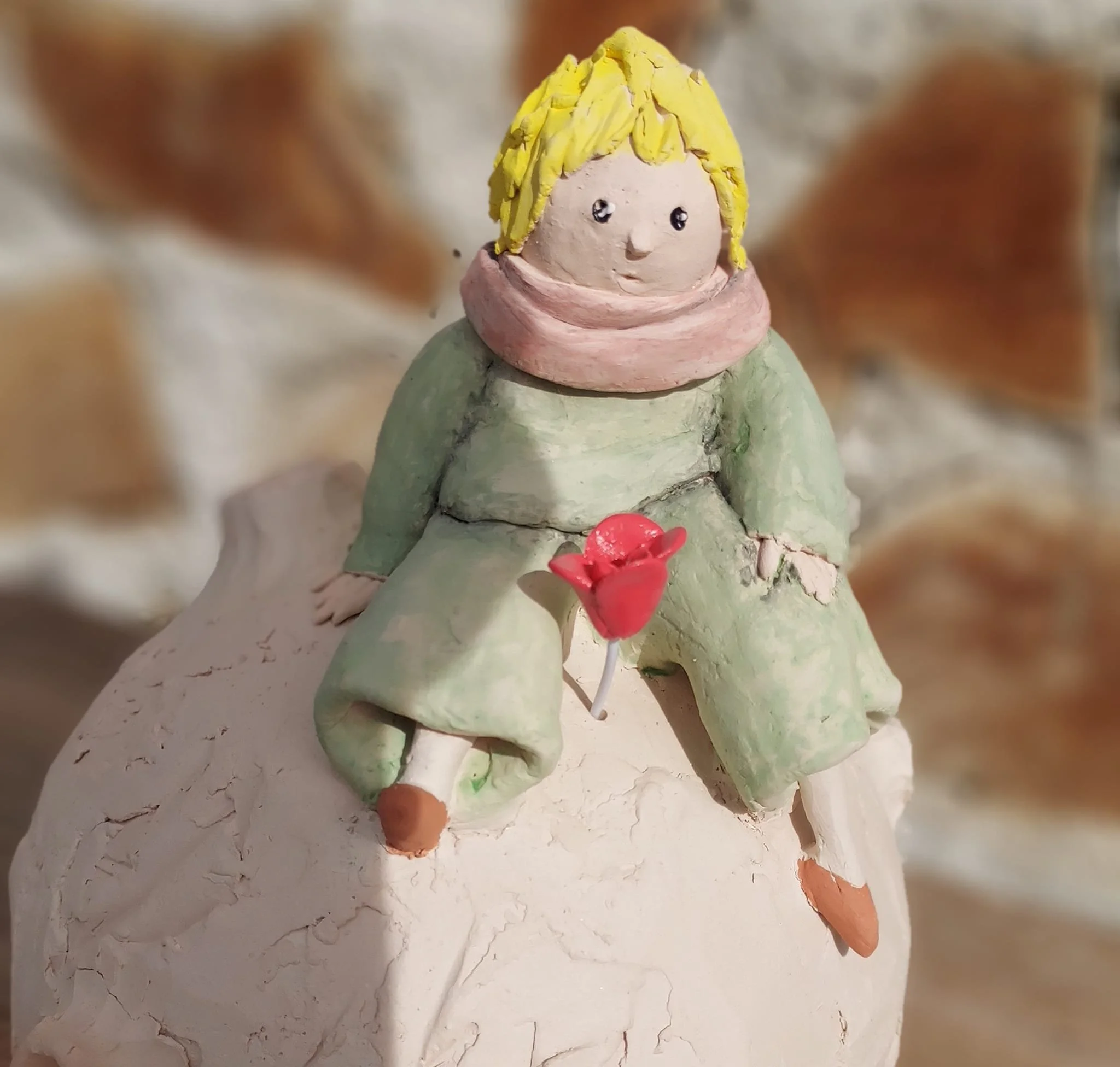 Le petite Prince à la rose