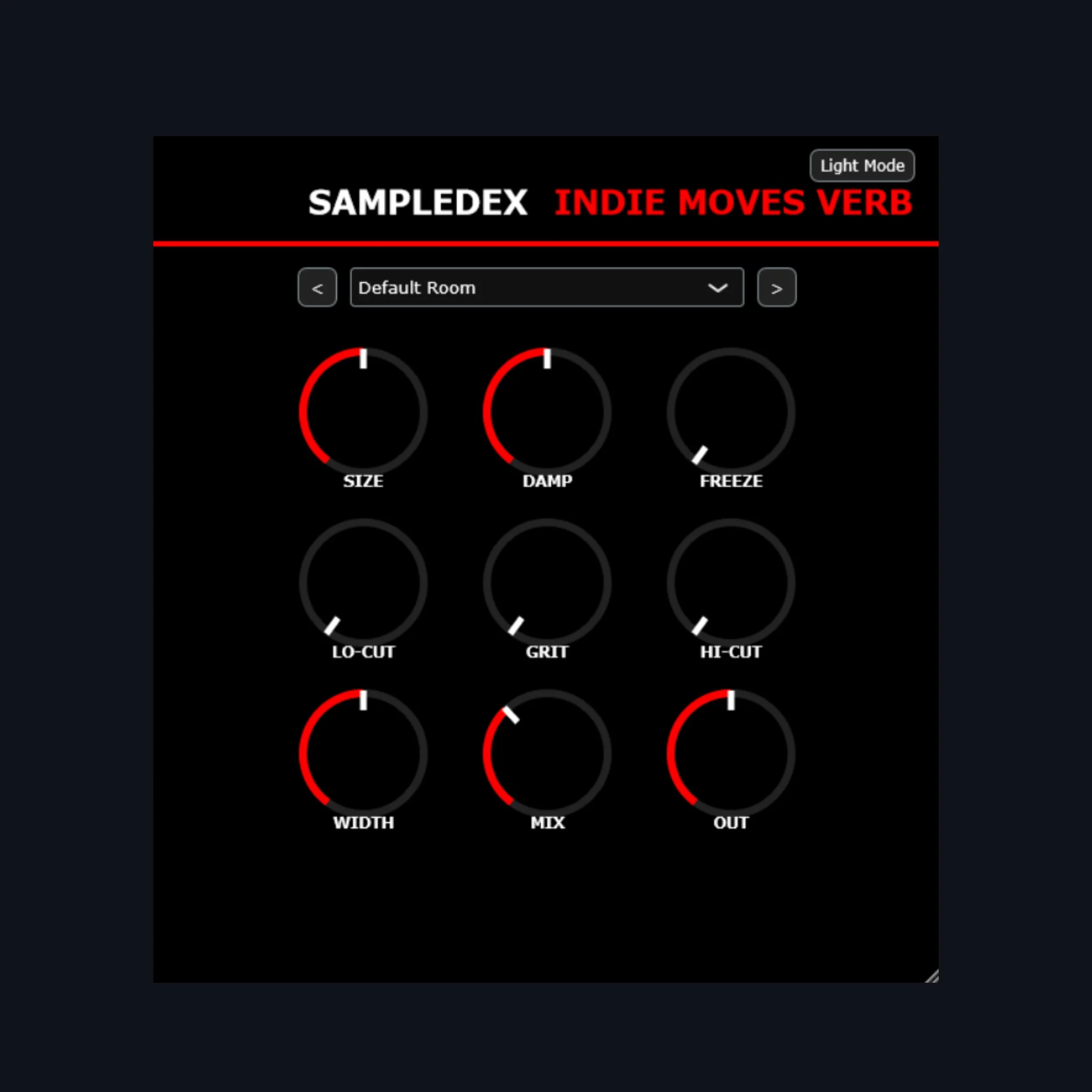 Sampledex Indie Moves Verb Reverb Plugin (Beta) — Windows x64 VST3