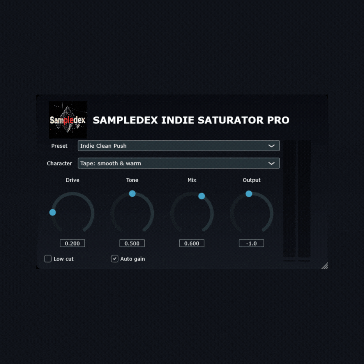 Sampledex Indie Saturator Pro (Beta) — Windows x64 VST3