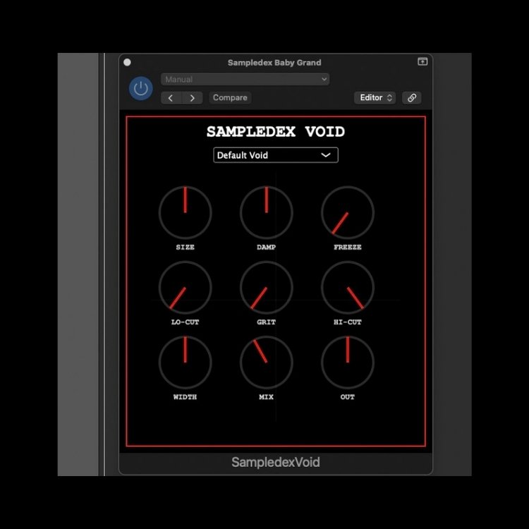 Sampledex Void Reverb Plugin (Beta) — MacOS (Apple Silicon: M1 or later)