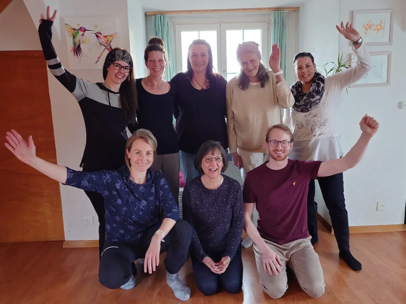 Abschlussfoto der Energetisches-Heilen-Ausbildung in Olten – Februar 2025