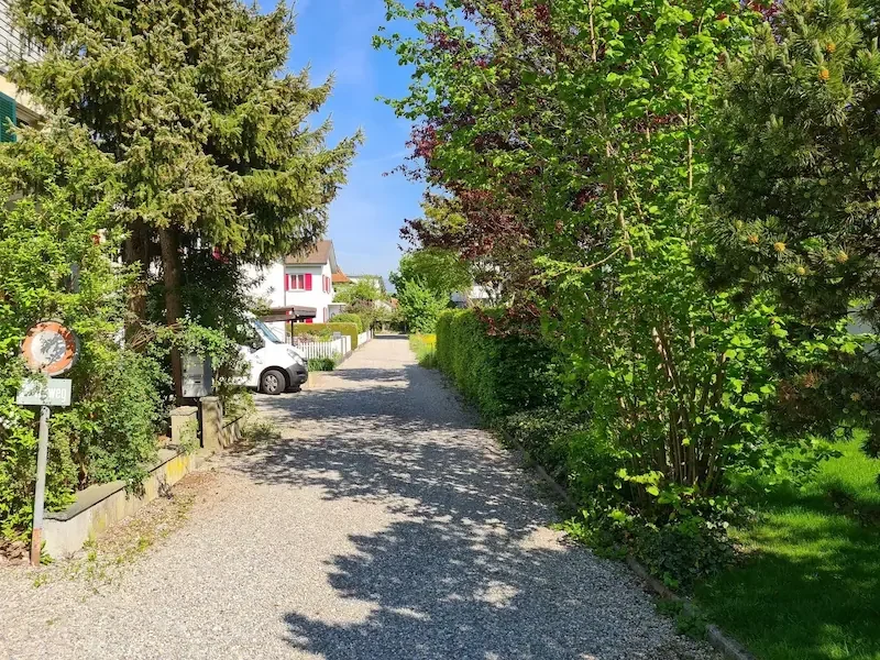 Anfahrtsweg zum früheren Zentrum für Meditation & Heilkünste in Lyss, Schweiz – historische Wegbeschreibung