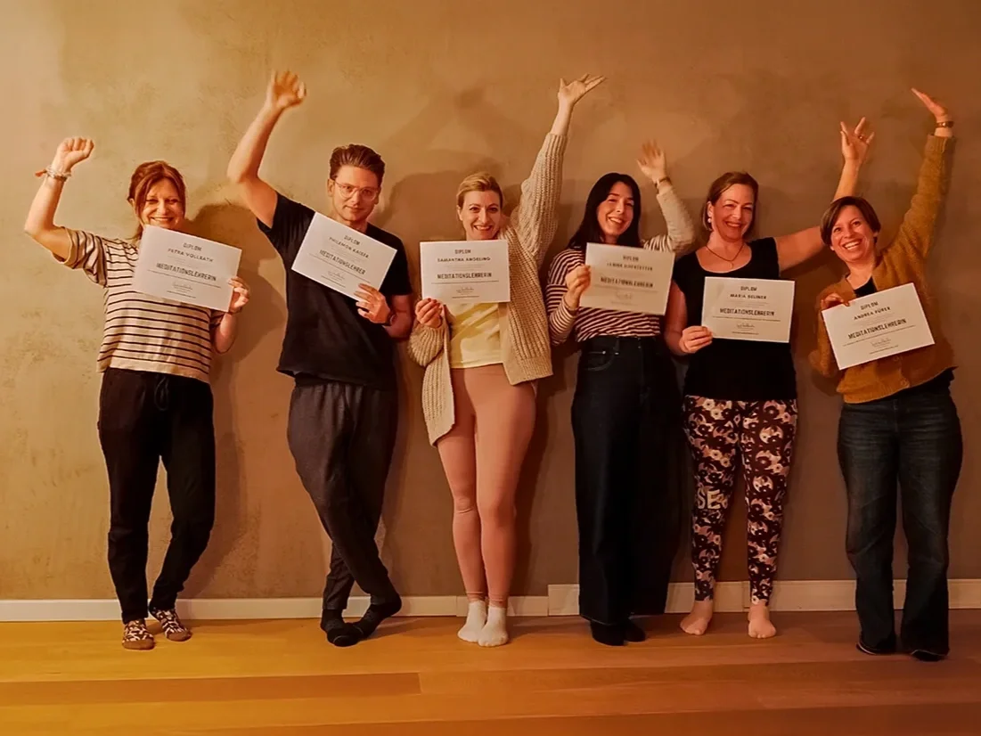 Abschlussfoto Meditationslehrer Ausbildung Rapperswil-Jona