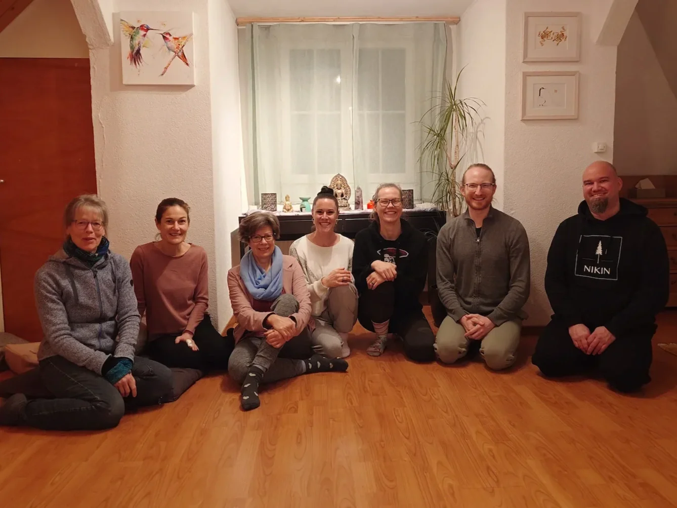 Abschlussfoto der Meditationslehrer Ausbildung in Bern