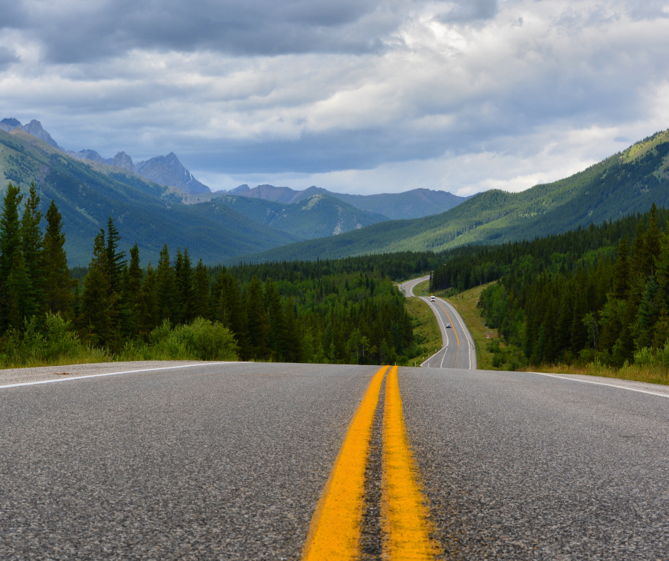 photograph of a clear road