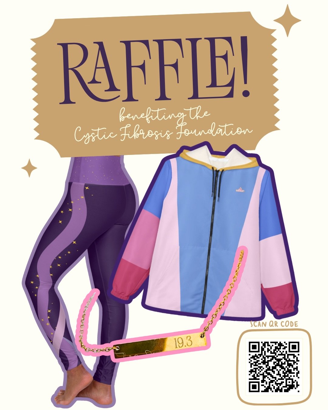 ‼️RAFFLE‼️

With your help, I've raised $517 toward my $1,000 goal for the Cystic Fibrosis Foundation. So here comes the fun part-- Fairytales &amp; Finish Lines is doing a raffle to help close the gap!!

How it works:
&bull; Pick a donation level
&b