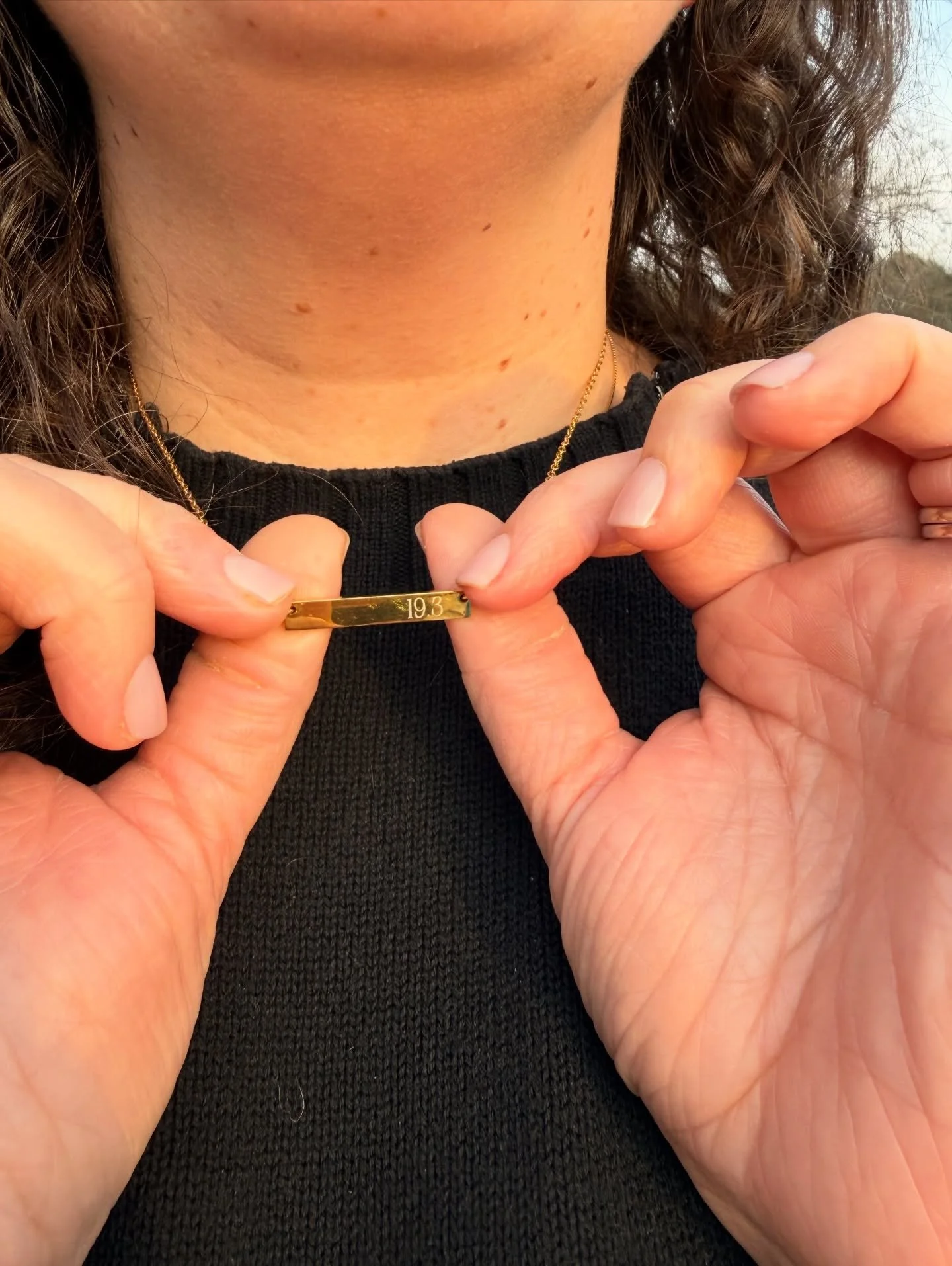 You ran NINETEEN POINT THREE miles in two days-- that's brag worthy!!! 

This necklace is a subtle, elegant reminder of just how strong you are.

Available in 48.6 | 39.3 | 19.3 | 13.1 &mdash; or any mileage you want to celebrate.

Get yours now 💪🏼