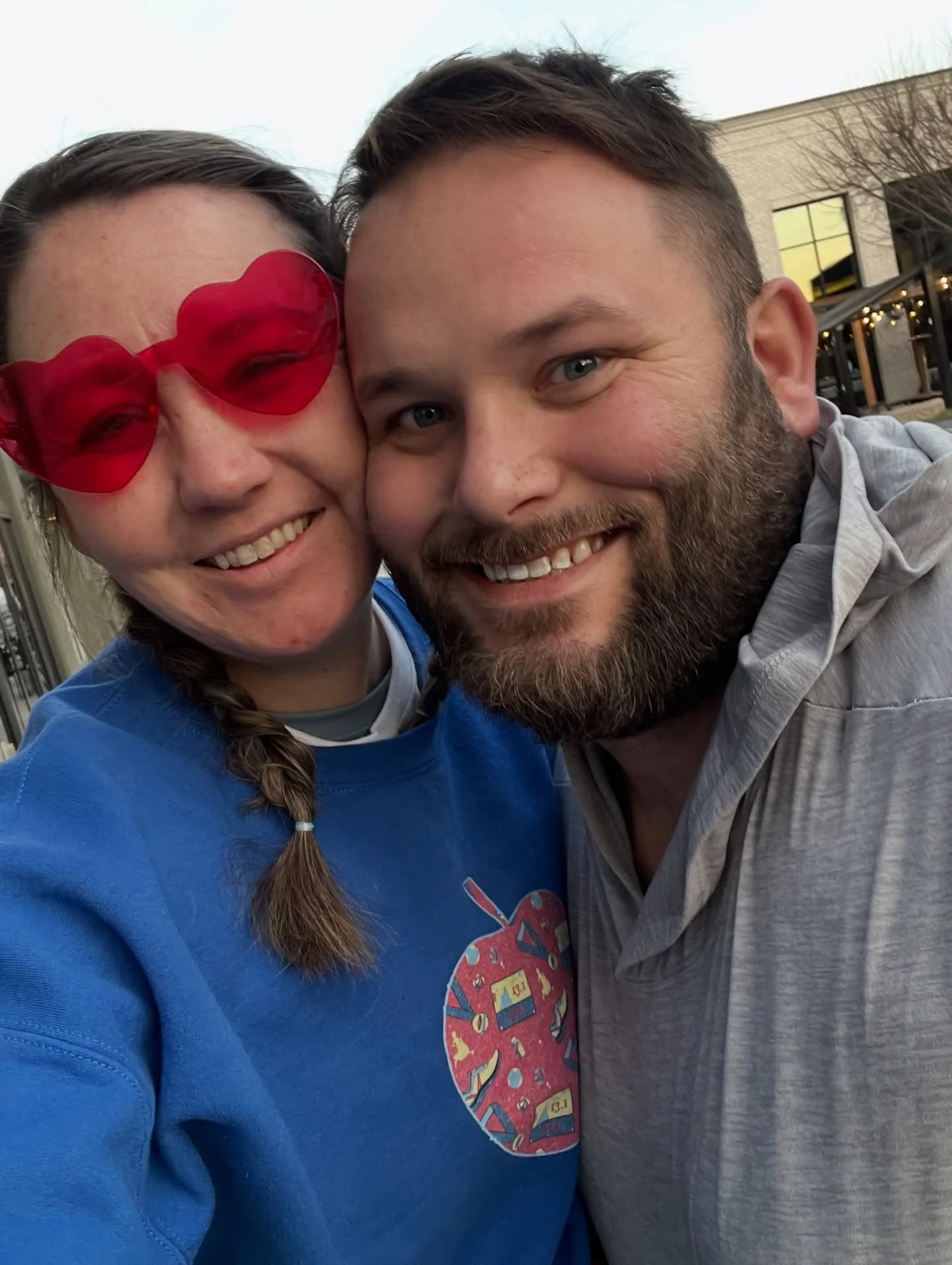 Convinced my lil boo thang (and Marcus) to run the ~Sole~ Mates 5k 🥰🥰🥰