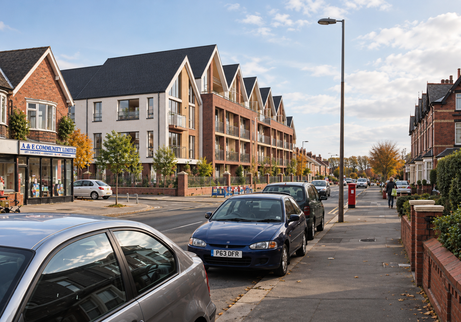 St Annes, Lancashire — Extra Care Apartments — Planning permission granted for a substantial extra care residential development, featuring contemporary architecture, private balconies and landscaped surroundings, designed to provide modern supported 