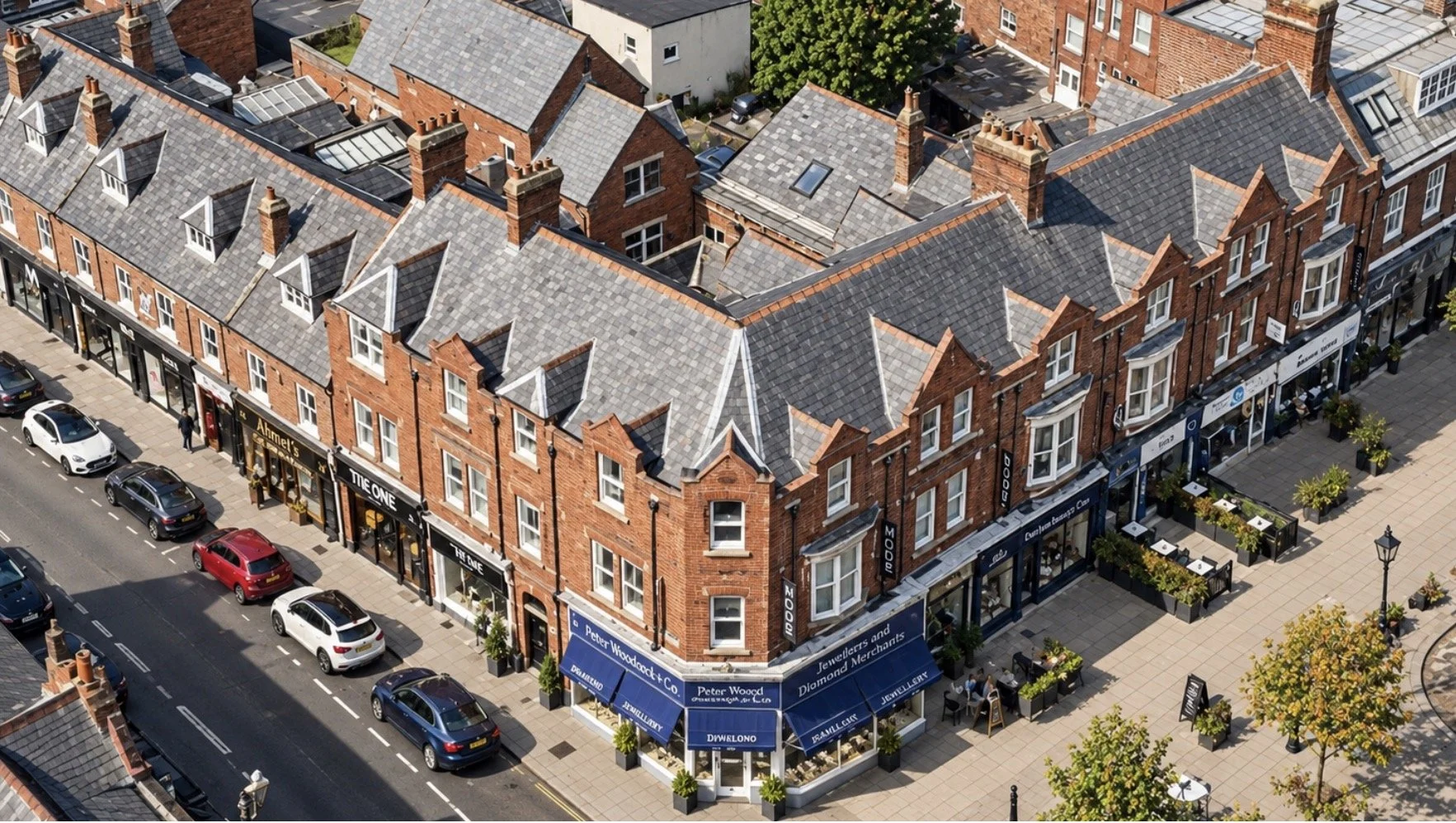 Mode Hotel — Boutique Hotel Conversion, Lytham - Conversion of an existing office building at 1 Clifton Square, Lytham, into a contemporary boutique hotel. Full architectural survey, concept design, interior design and construction-stage involvement 