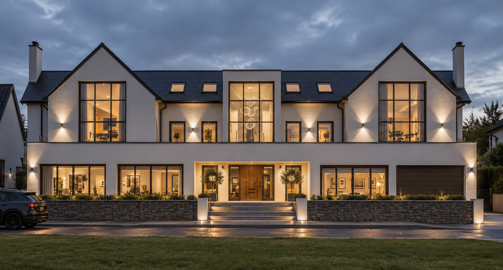 Residential renovation and extension in Lytham St Annes, Lancashire, designed by Chartered Architect Joel Firth. The project transforms and enlarges the existing house.