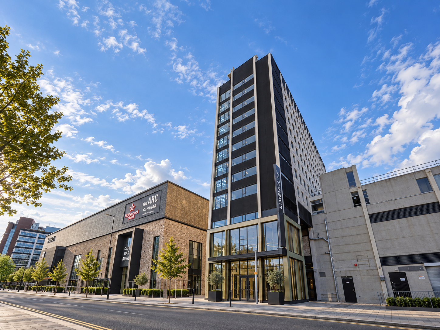 Limehouse, Preston, Lancashire — architectural conversion of a former office building into student accommodation.