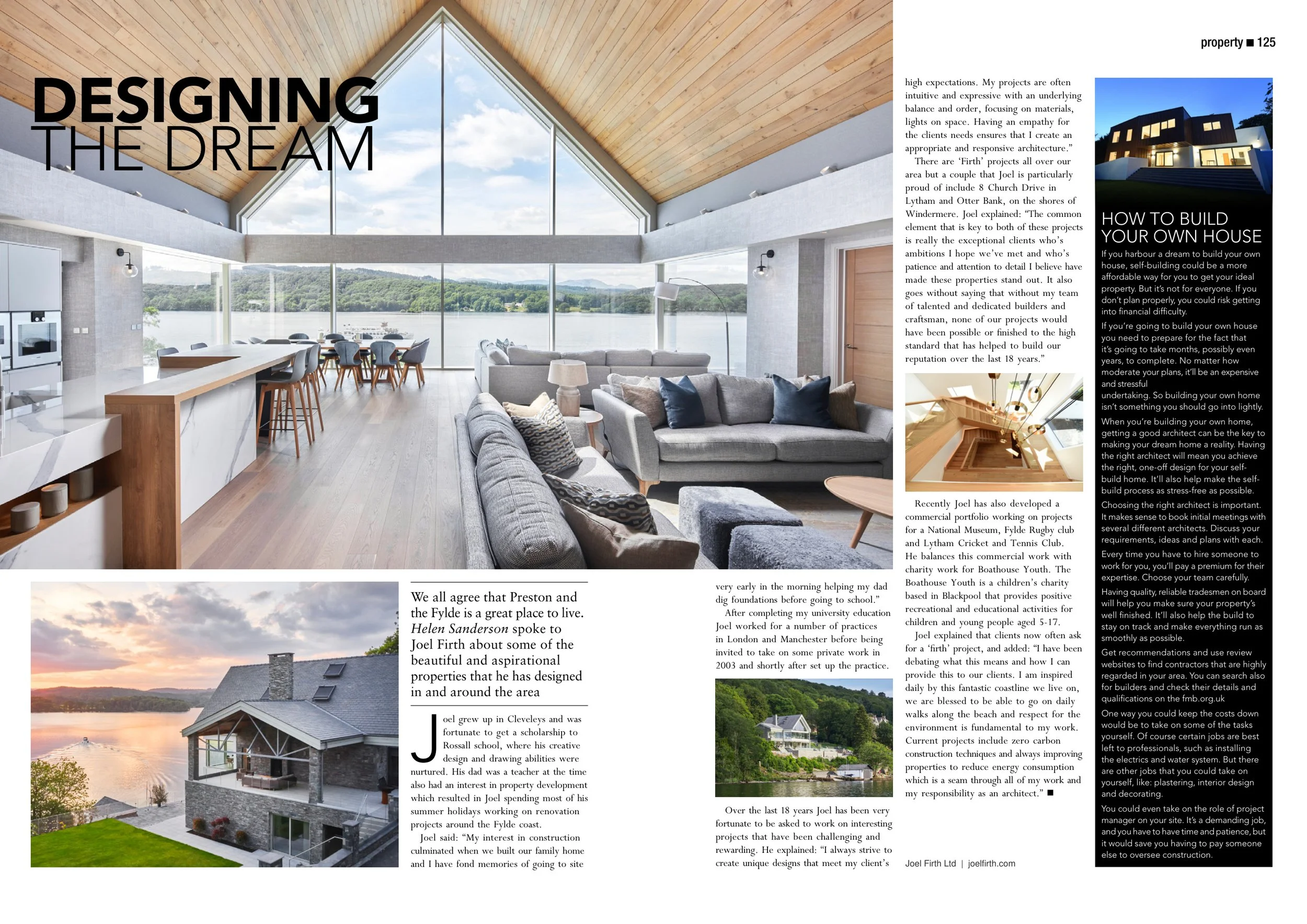 Community Centre Press Coverage — Newspaper article featuring a contemporary community building and architectural design project.