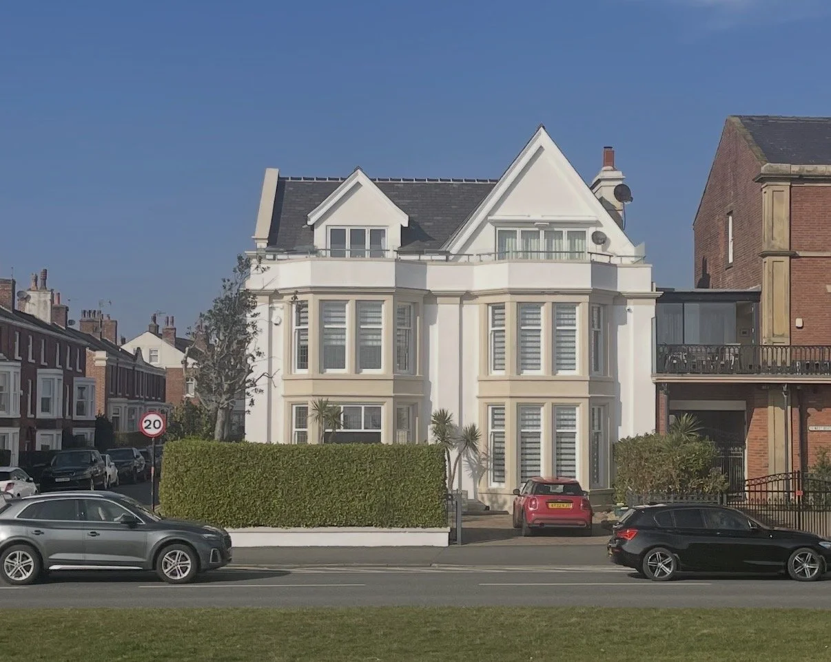 Corner of Beach st, Lytham — renovation and extension of a substantial Victorian property, converting former apartments into a single luxury residence. 