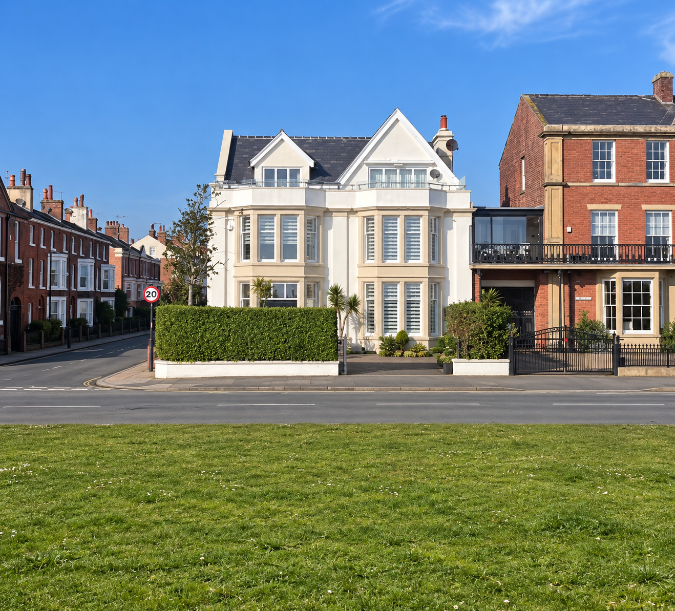 Central Beach and Beach Street, Lytham St Annes, Lancashire — extensive renovation, remodelling and conversion of a substantial Victorian seafront property from multiple apartments into a single luxury residence by Chartered Architect Joel Firth. The