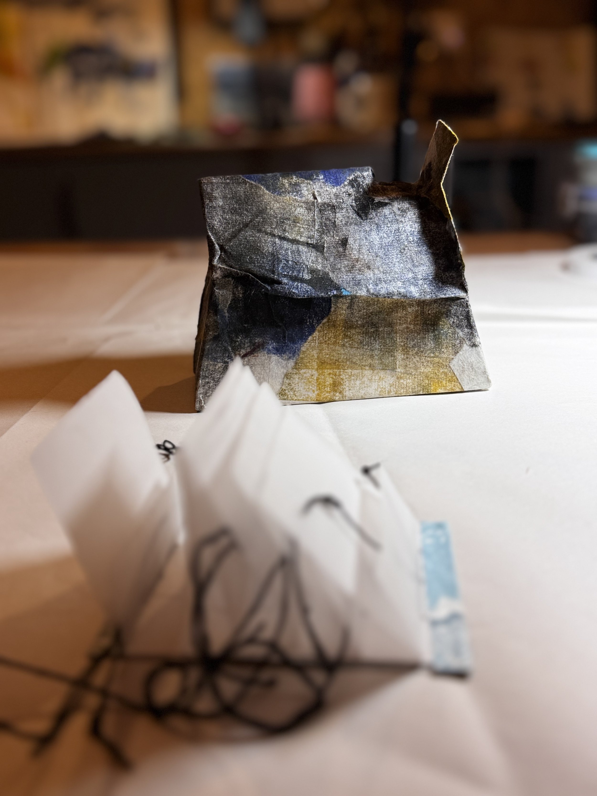 Bothy, Homeland project. Paper sculpture. 2025
10 x 15 x 20cm