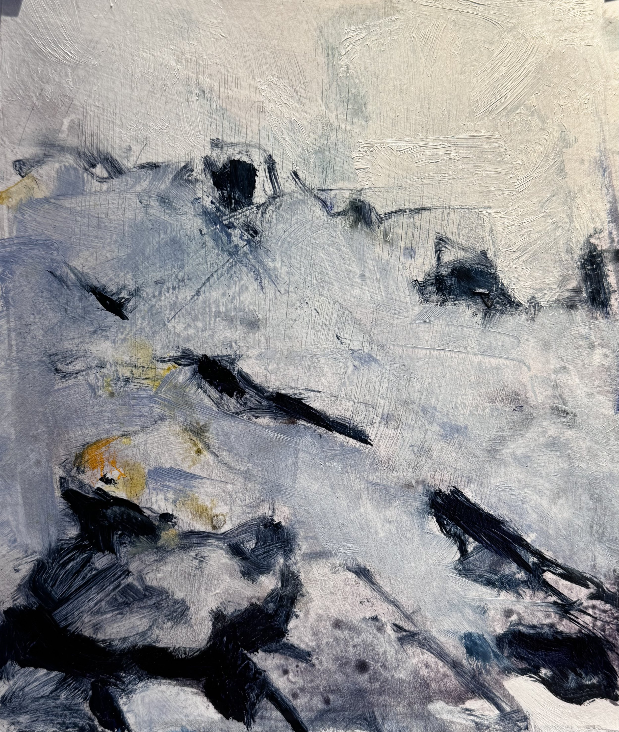 Winter's glow, Beinn Dearg. Acrylic