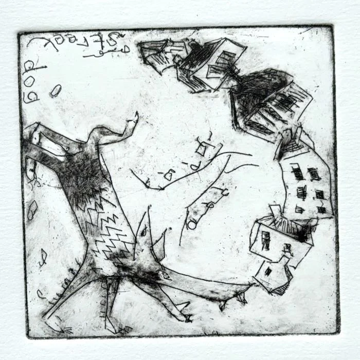 Street Dog, etching 2026.jpeg