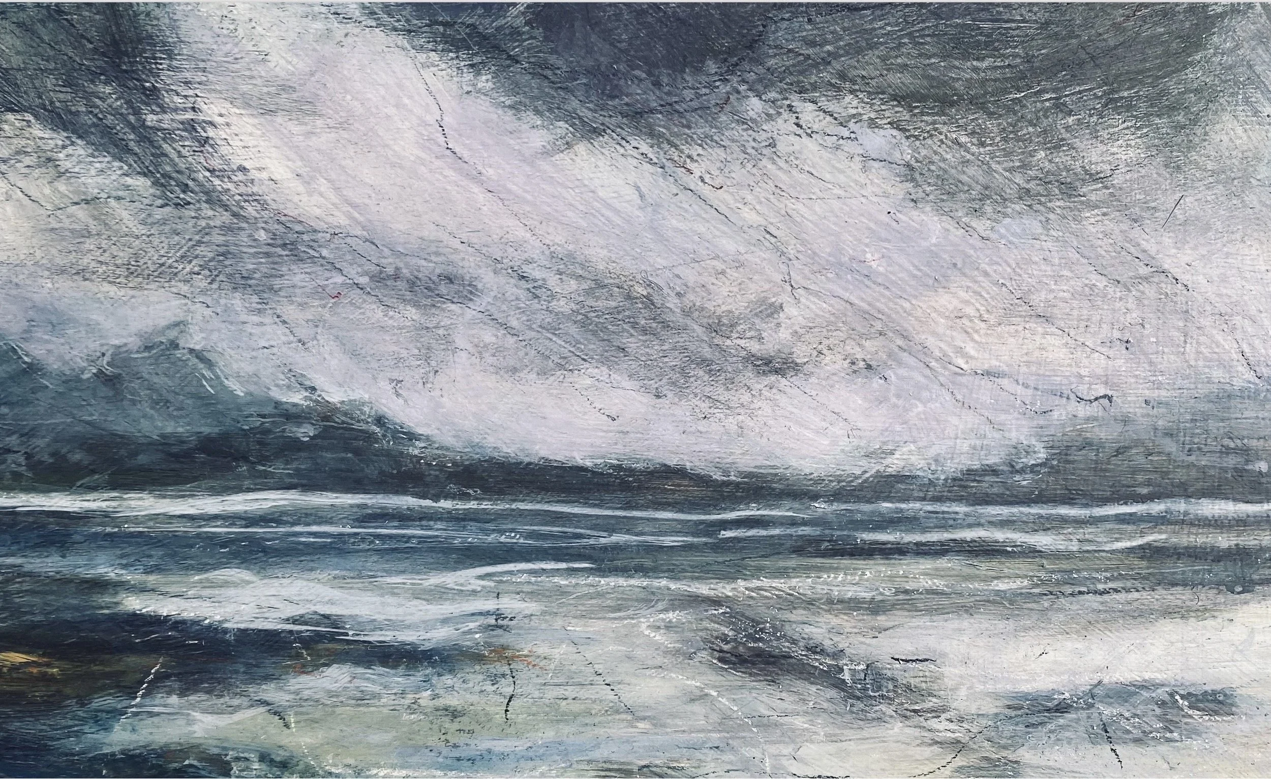 Storm at Sea, Ardnamurchan. Oil on board. 2023.jpeg
