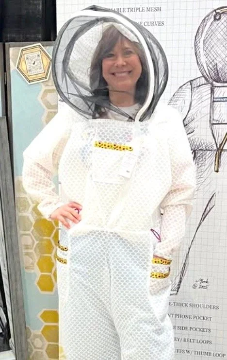 Mandy feeling great in our suit