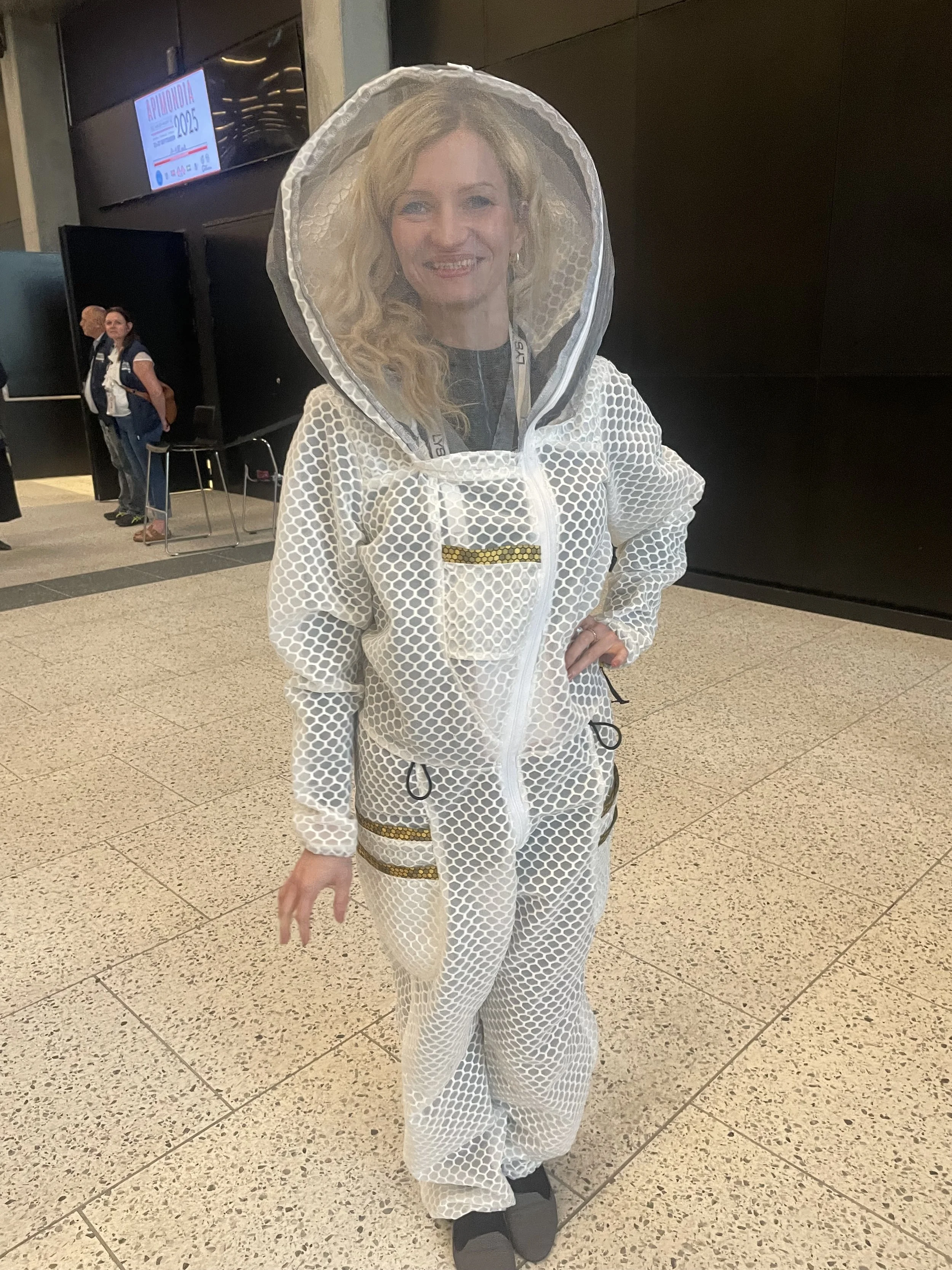 Barbora at  Apimondia
