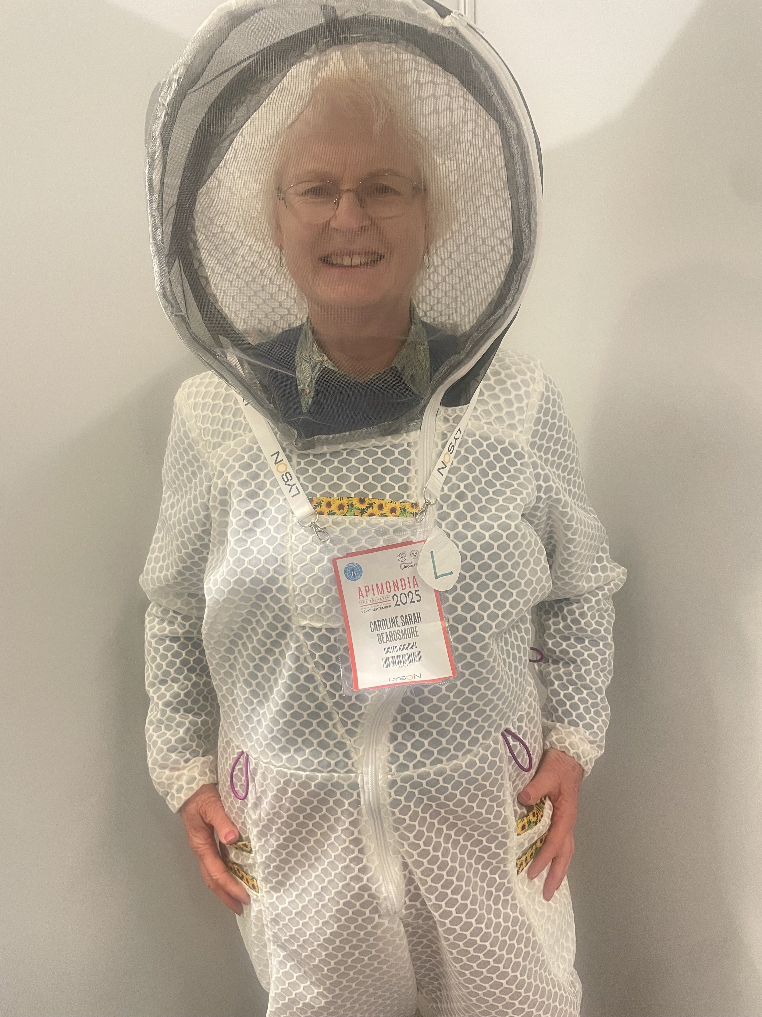 Caroline at Apimondia