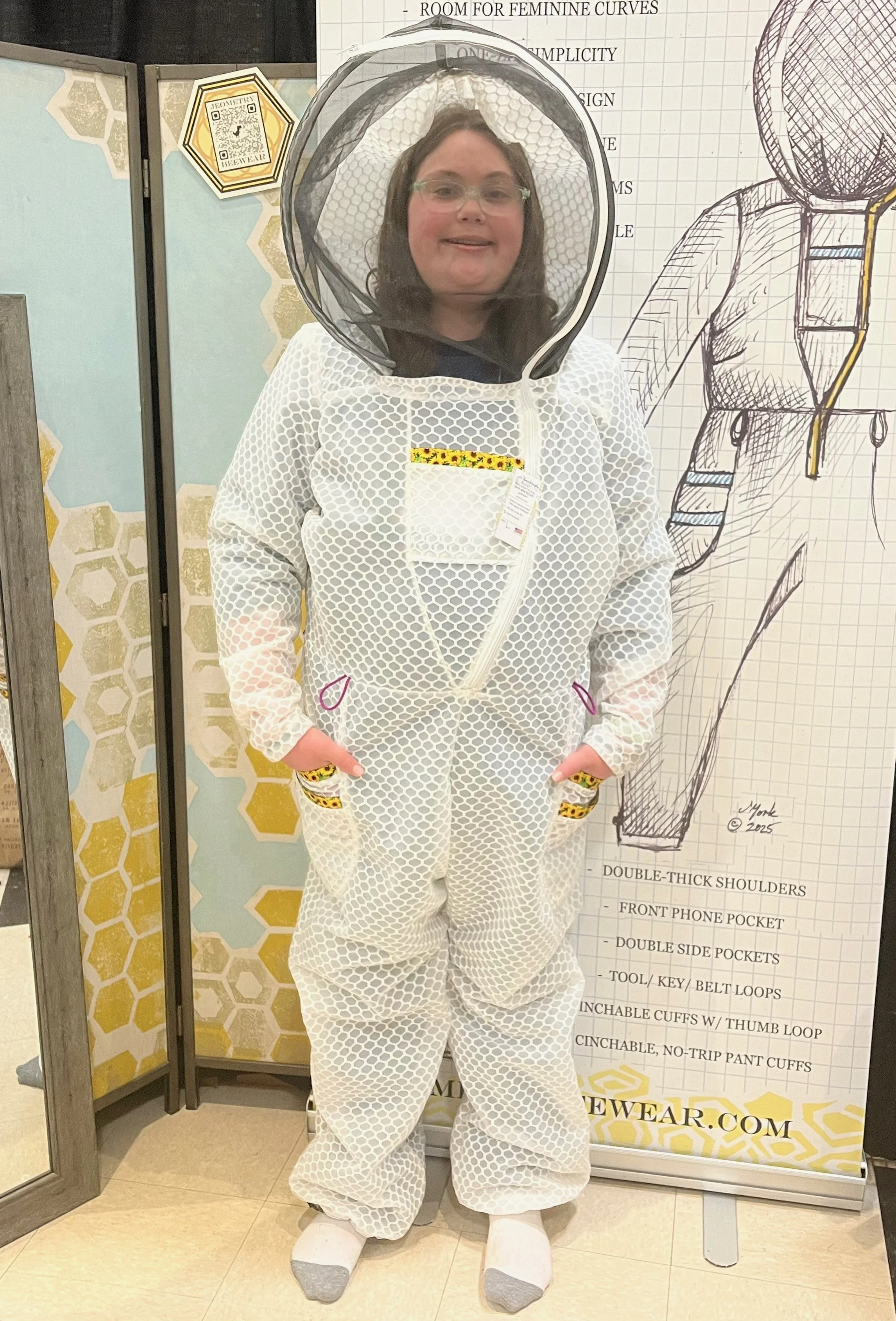 A young Beekeepr-to-Be