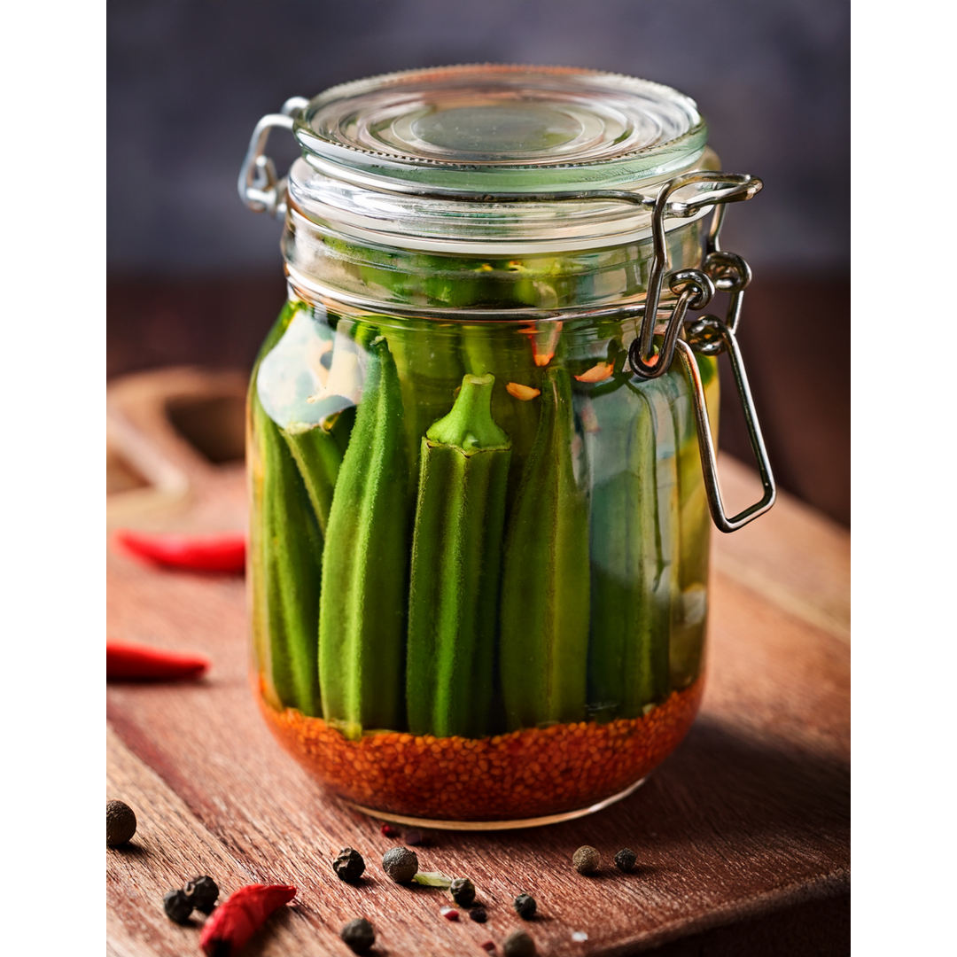Dill Cayenne Pickled Okra