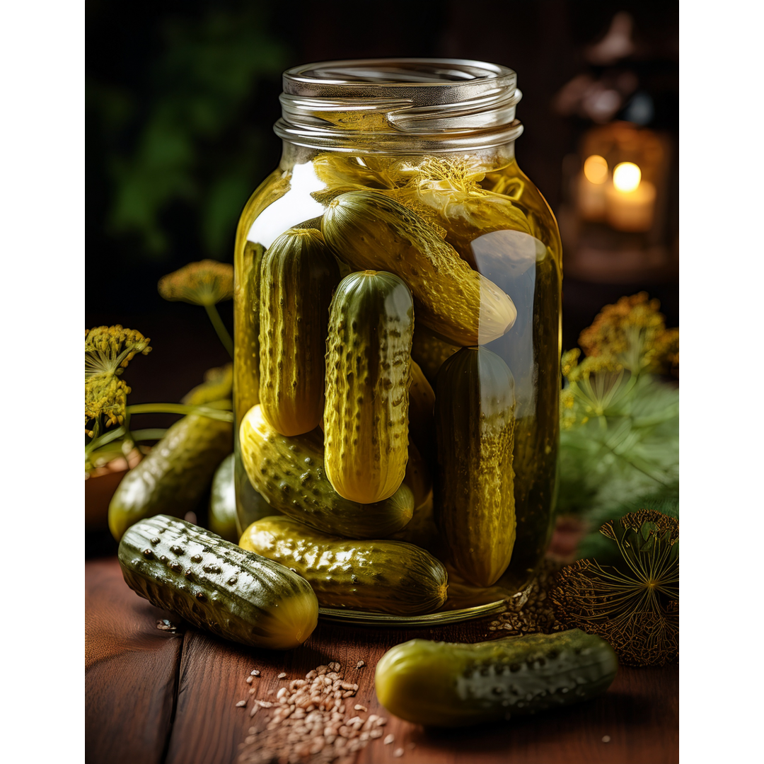 Garlic Dill Pickles ( Whole)