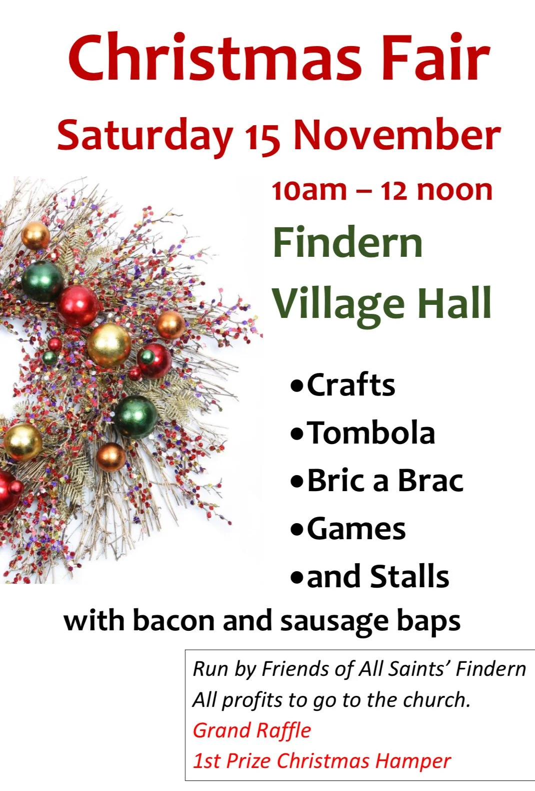 Findern Christmas Fair