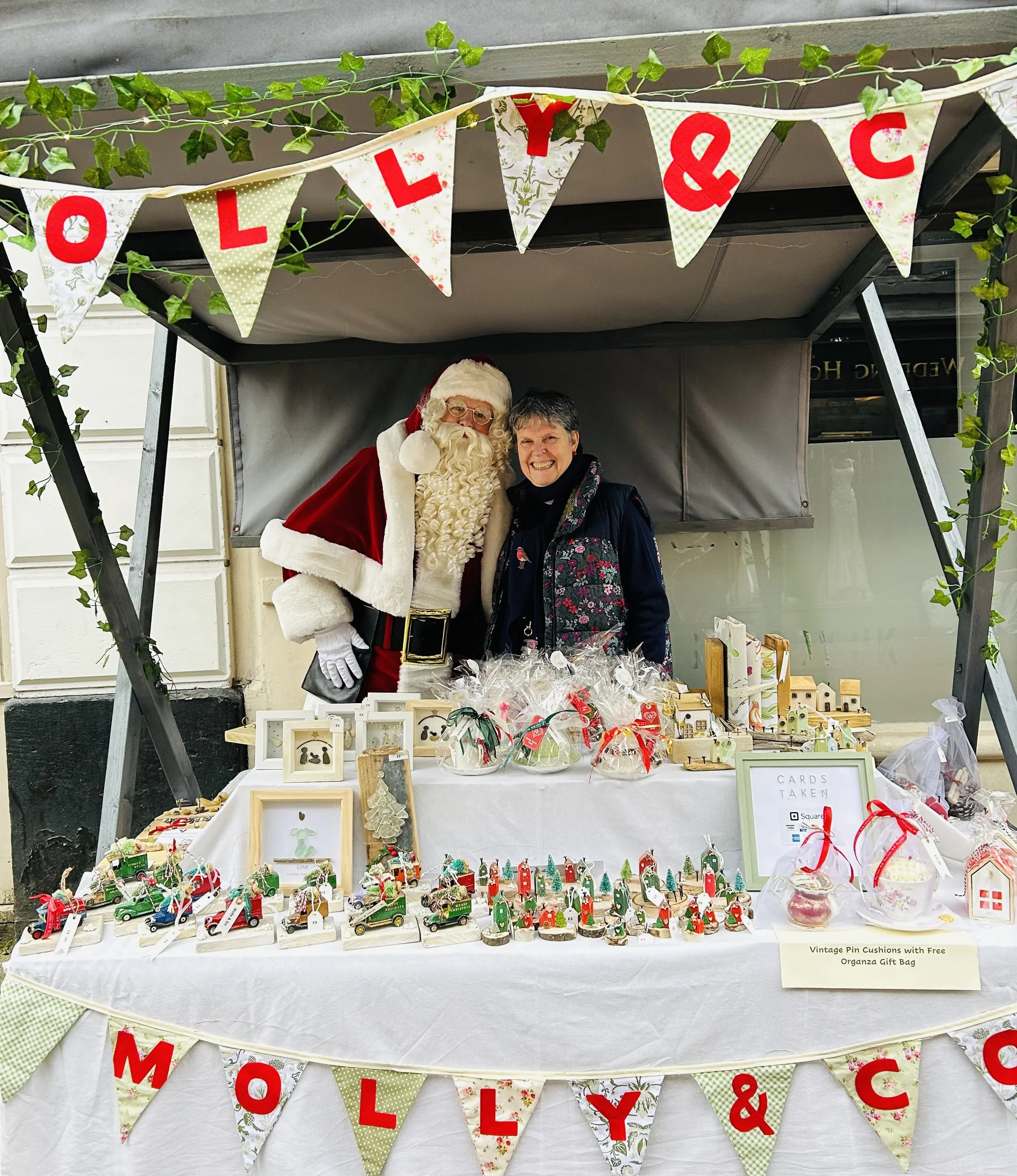 Visit from Santa at Love Sadler Gate Christmas Market