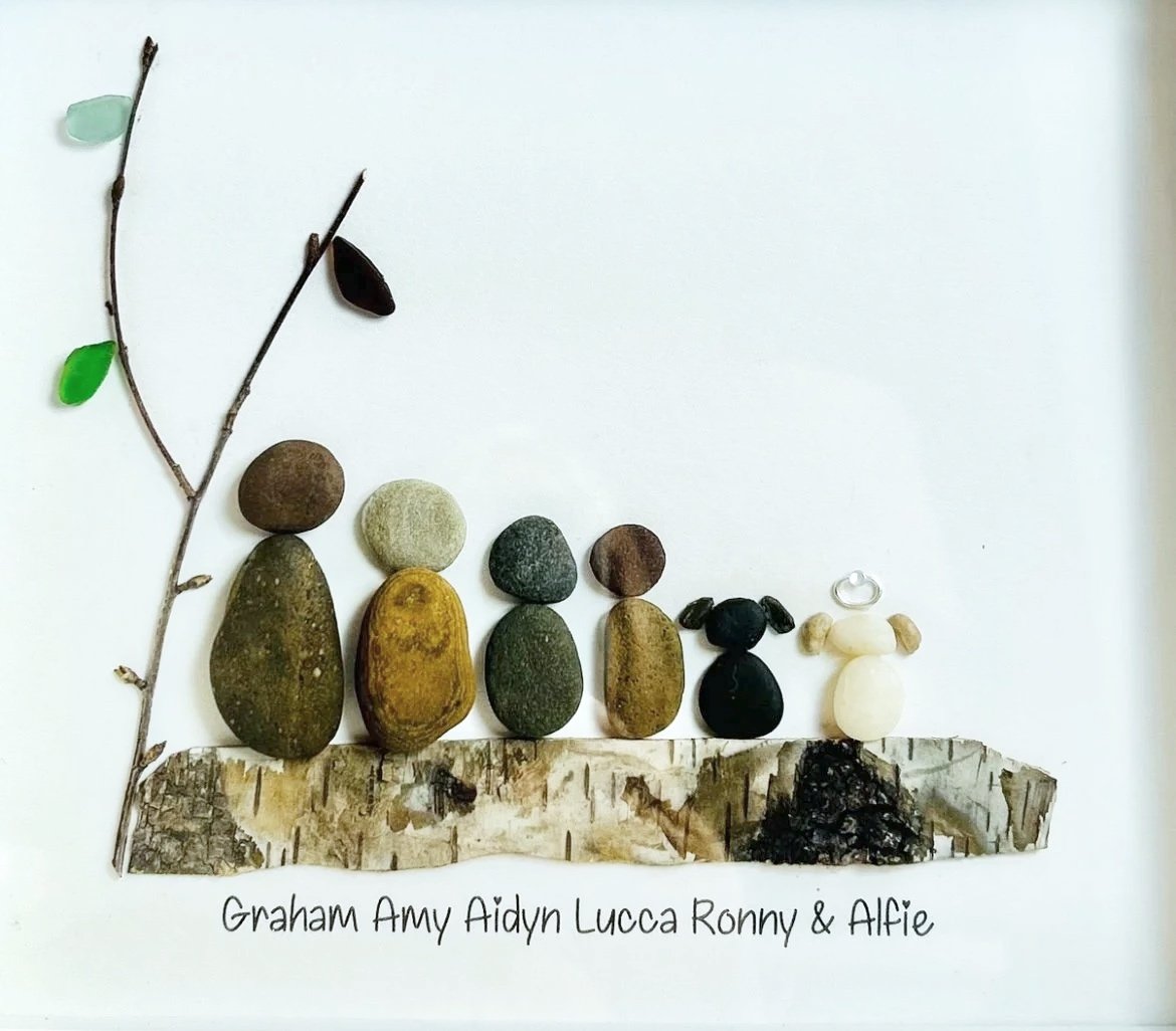 Personalised Family - Pebble Picture