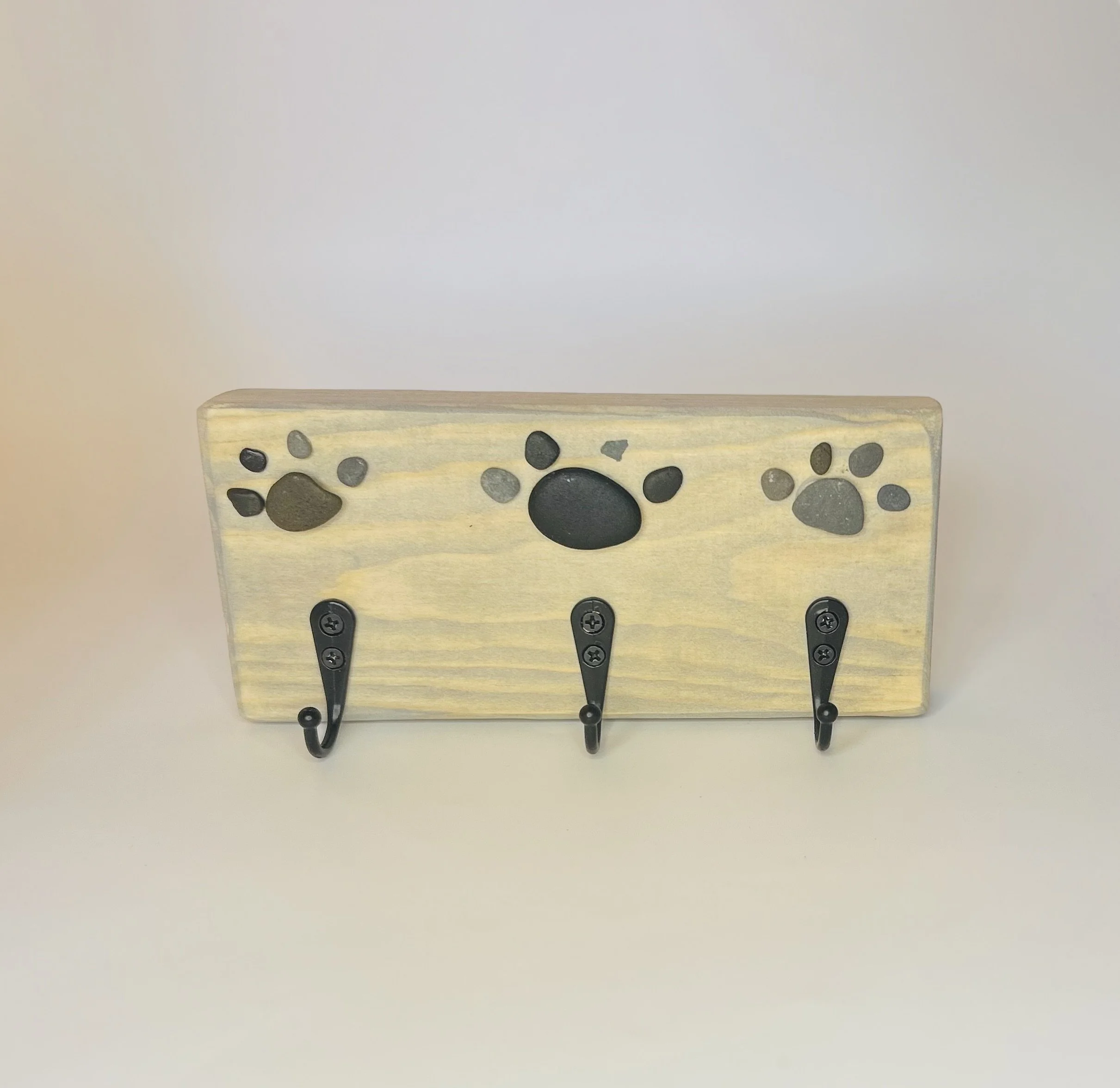 Paw Prints Pebble Key/Lead Holder. SOLD OUT
