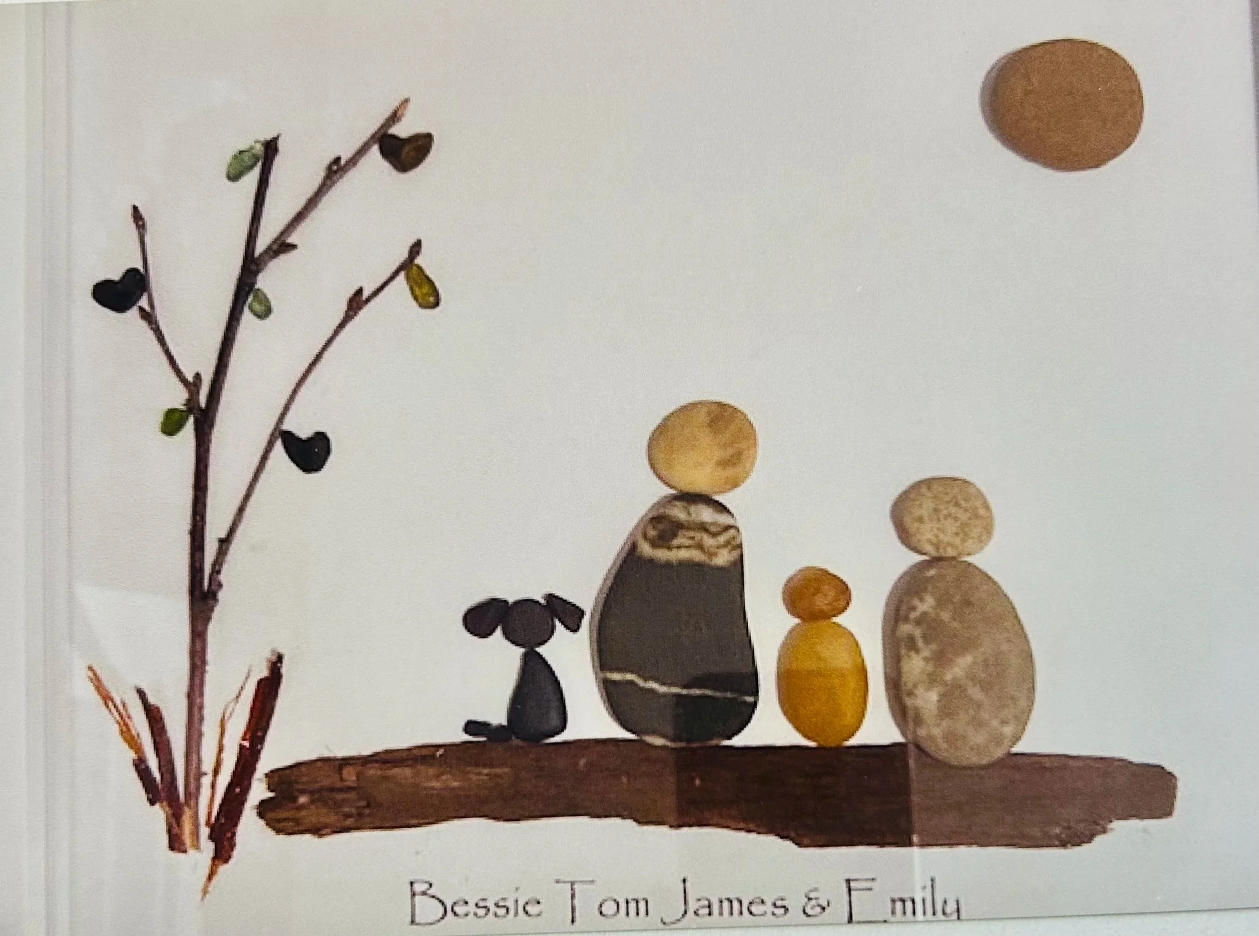 Personalised - Pebble Family Picture