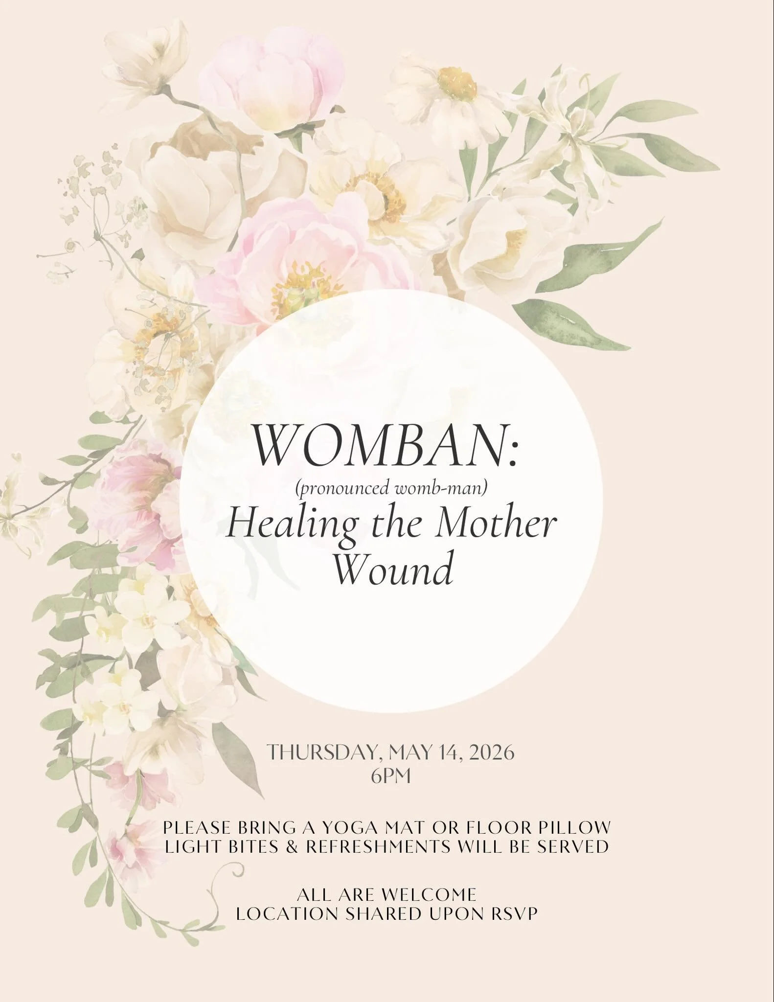 For our May Healing Circle, we&rsquo;re honoring the mother while also tending to our own healing.

The mother wound can hold so much. What we inherited. What we needed. What we didn&rsquo;t receive. What we&rsquo;re ready to soften within ourselves.