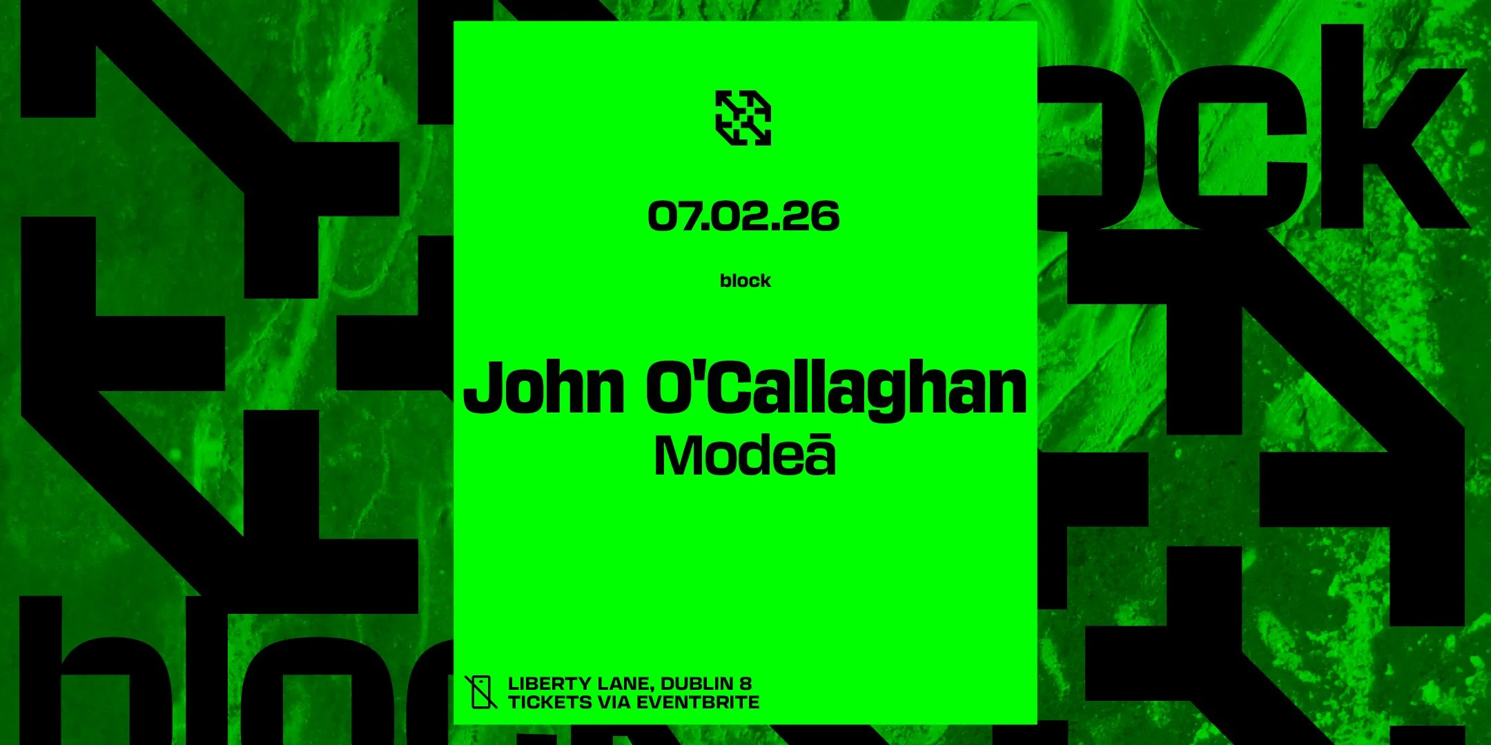 block. John O'Callaghan &amp; Modeā