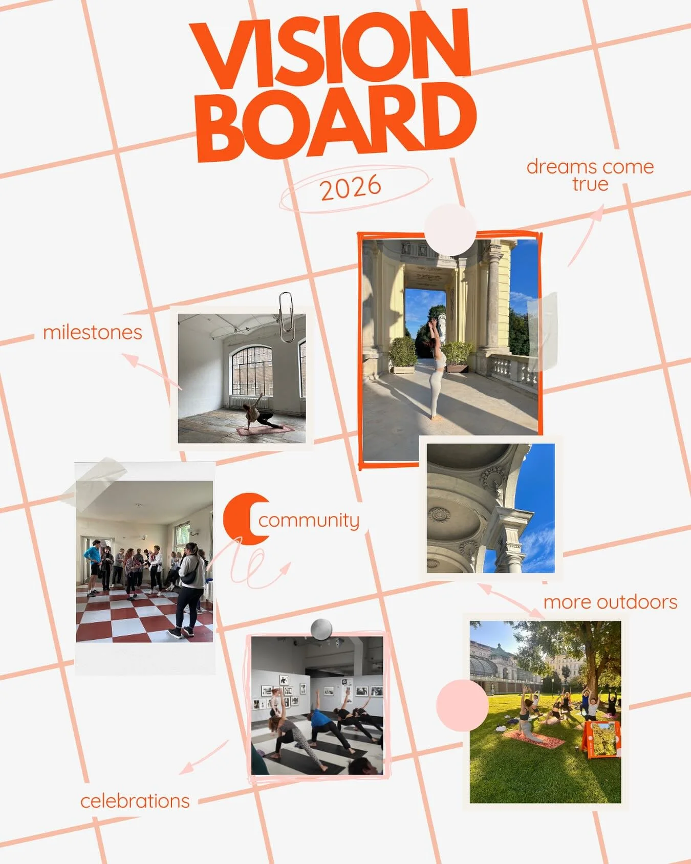 VISION BOARD 2026 🌟
Ein Vision Board ist mehr als eine sch&ouml;ne Collage. Es ist eine Einladung, in Resonanz mit dir selbst zu gehen.

✨ Was will ich wirklich?
✨ Was w&uuml;nsche ich mir von ganzem Herzen?

In einer Welt, die uns t&auml;glich sage