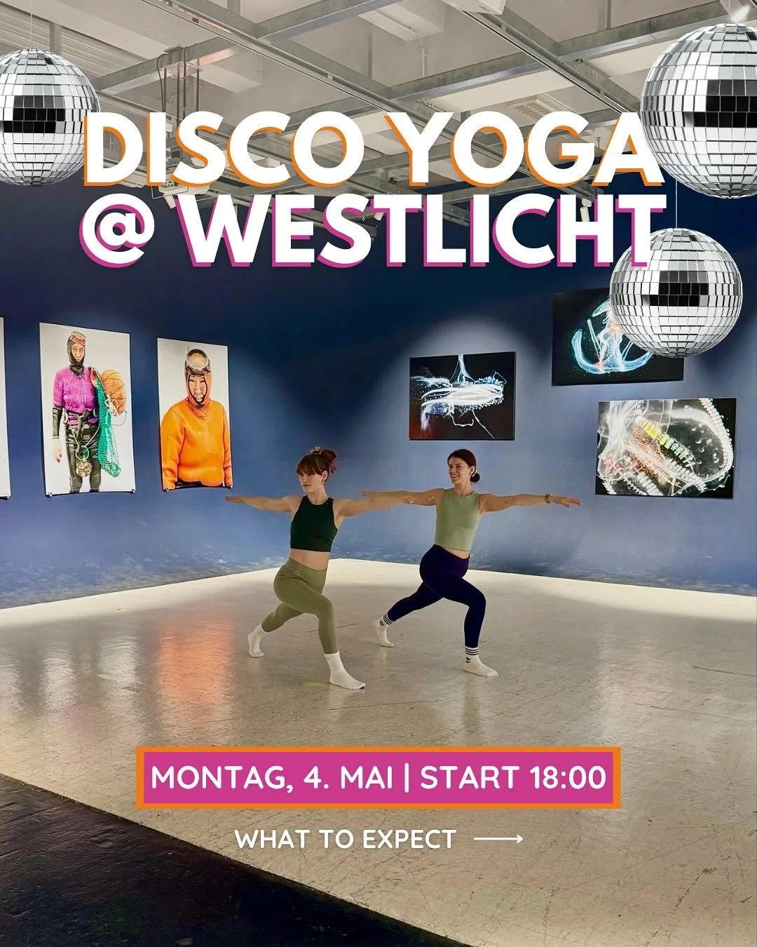 In 2 Wochen ist es soweit: Disco Yoga im @westlichtvienna 🪩⚡️
Wir k&ouml;nnen es kaum erwarten &mdash; das wird einfach nur gro&szlig;artig! 🤩 

Und ihr seid offensichtlich genau so hyped wie wir, denn &uuml;ber die H&auml;lfte der Tickets sind sch
