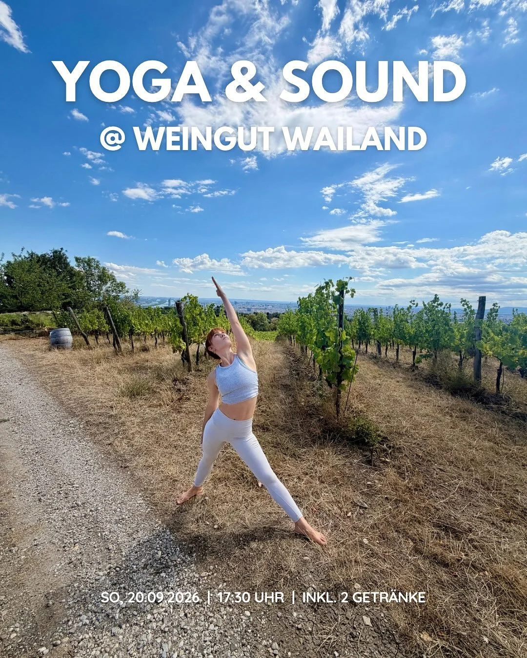 SUMMER CLOSING am 20.9. = ein letztes Mal Outdoor yogieren 🥹 Und das mit dem allersch&ouml;nsten Blick &uuml;ber unsere Lieblingsstadt 😍

Join us for Yoga &amp; Sound mit Blick &uuml;ber Wien und anschlie&szlig;enden Drinks und gemeinsamen Abend au