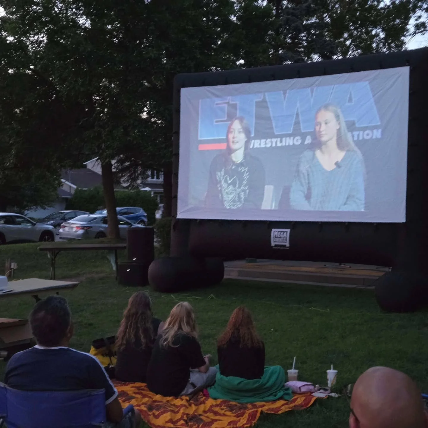 Thank you to everyone who came out to see us at Music and Movies at the Park! It was an absolute blast showing off some of our work in our very own tent, and our screenings of the trailer for Hardway, as well as our short, Claire and Joseph received 